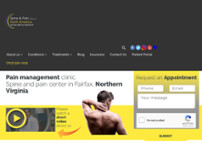 SAPNA: Spine and Pain Clinics of North America website screenshot