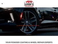 Lundy's Powder Coating website screenshot