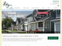 Riley Insurance website screenshot