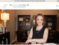 The Houser Law Firm, P.A. website screenshot