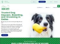 Website Screenshot Dog City