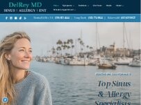 Website Screenshot Del Rey MD | Sinus | Allergy | ENT