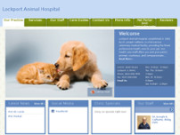 Lockport Animal Hospital website screenshot