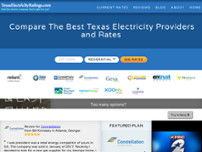 Texas Electricity Ratings website screenshot