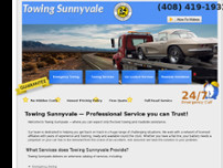 Towing Sunnyvale website screenshot