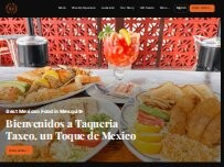 Website Screenshot Taqueria Taxco