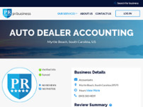 Auto Dealer Accounting website screenshot