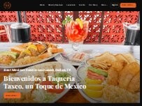Website Screenshot Taqueria Taxco