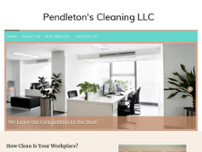 Pendleton's Cleaning LLC website screenshot