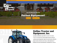 Screenshot for http://www.collinstractorandequipment.com