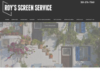 Roy's Screen Service website screenshot
