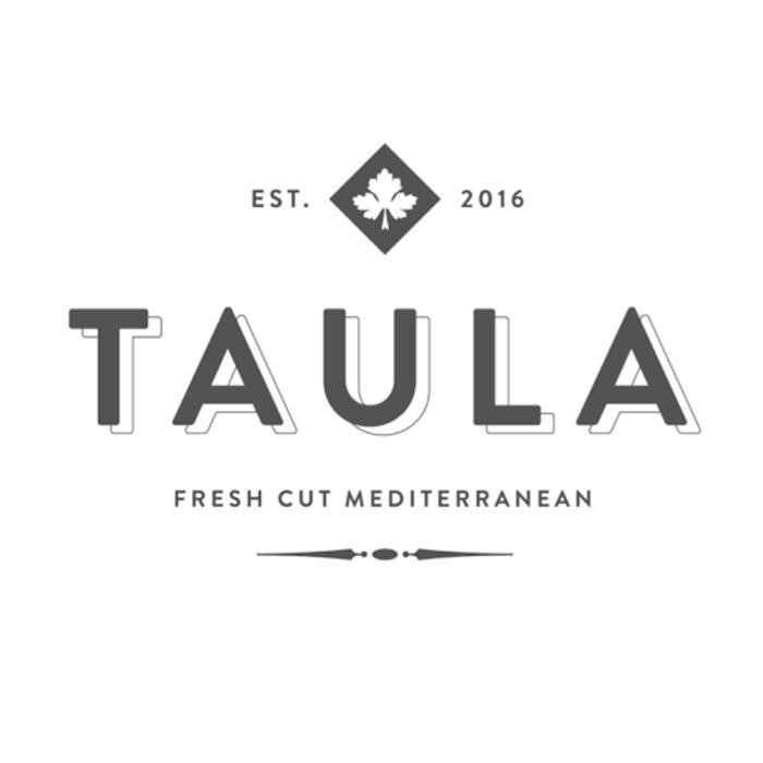 Taula Fresh Cut Mediterranean Food Logo