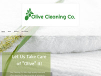 Olive Cleaning Co. website screenshot