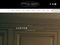 Screenshot for http://www.stonecreekcustominteriors.com