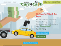 1-800-Cars4Cash website screenshot