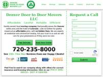 Denver Door to Door Movers LLC website screenshot