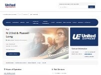 Website Screenshot United Express