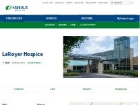 Website Screenshot LeRoyer Hospice
