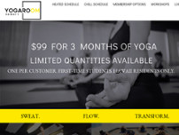 Screenshot for https://theyogaroomhawaii.com