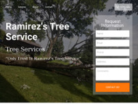 Ramirez's Tree Service website screenshot