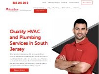 Website Screenshot HomeServe of South Jersey