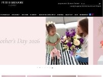 Website Screenshot Peter Gregory Florist