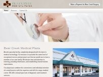Website Screenshot Bear Creek Surgery