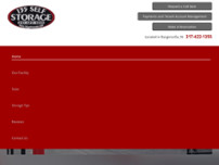 135 Self Storage website screenshot