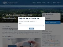 Website Screenshot First American Title Insurance Company