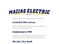 Screenshot for https://www.maciagelectric.com/