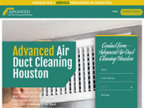Screenshot for https://advancedairductcleaninghouston.com/