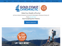 Gold Coast Chiropractic - Dr. Ronny Bergman website screenshot