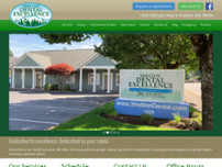 Shelton Dental Excellence website screenshot