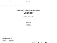 Website Screenshot Calvin Klein