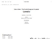 Website Screenshot Calvin Klein