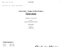 Website Screenshot Calvin Klein