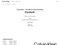 Website Screenshot Calvin Klein