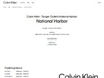 Website Screenshot Calvin Klein