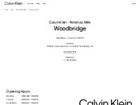 Website Screenshot Calvin Klein