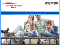 Temple Clean Touch Carpet Cleaning website screenshot