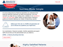 Screenshot for https://arizonafertility.com/