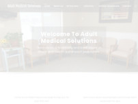 Adult Medical Solutions website screenshot