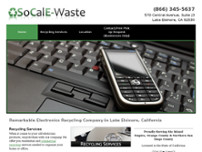 So Cal E-Waste website screenshot