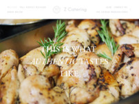 Z Catering website screenshot