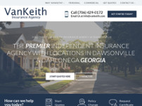 Vankeith Insurance Agency of Dawsonville, LLC website screenshot