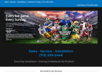 A Direct TV & Dish Network Sales, Service & Instal website screenshot