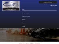 My Car Shop website screenshot