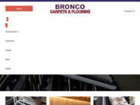 Bronco Carpets & Flooring website screenshot