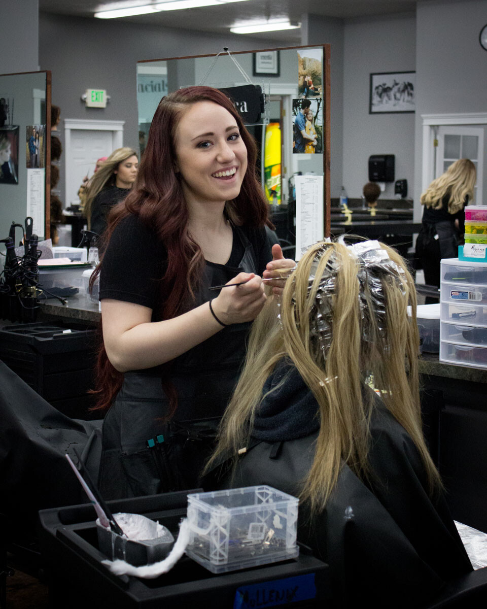 Images Evans Hairstyling College