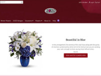 ZOZO FLOWER SHOP AND EVENT website screenshot